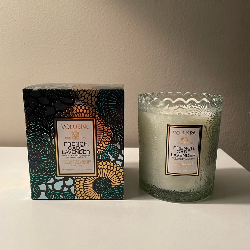 Voluspa Luxury Candle | Brand New French Lavender (6.2oz)